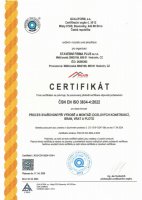 Certifikát svařování